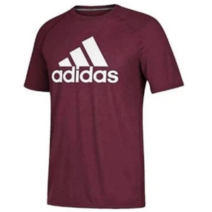 Adidas Herren T-Shirt Ultimate Graphic Logo Kurzarm Tee Oberteil weinrot - Bild 1 von 3