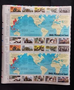 Scott #2981 World War II 1945 Victory at Last Sheet of 20 32¢ Stamps - Picture 1 of 2