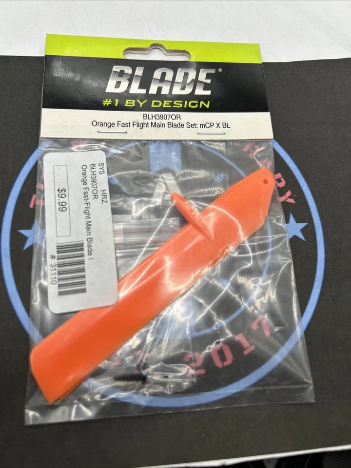 Blade. BLH3907OR Orange Fast Flight Main Blade Set. mCP X BL - Image 1 of 1