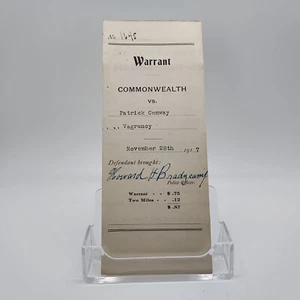 Antigua Queja Y Orden Commonwealth of Pennsylvania #1645 28 de noviembre de 1917 - Imagen 1 de 2