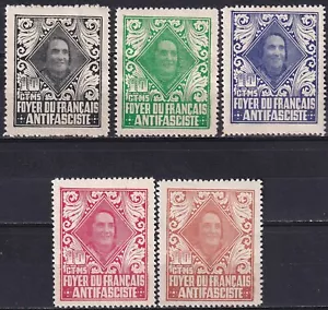 SCW Etiquetas políticas Pasionaria Foyer du Français Edifil 3209/13 - Imagen 1 de 2