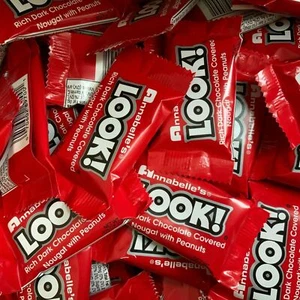 Annabelles ANSEHEN! Nach Großgewicht Mini Riegel Dunkle Schokolade Nougat Erdnuss Süßigkeiten - Bild 1 von 2