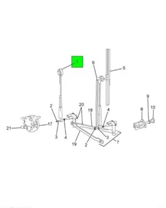Boquilla para lavadora de parabrisas International/Navistar - Paquete de 2 # 582529C1 - Imagen 1 de 3