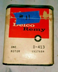 #11 OEM AC Delco Remy Rotor D413 / 1957684 Fits 62-67 GM Buick & Olds 6 Cylinder - Foto 1 di 6