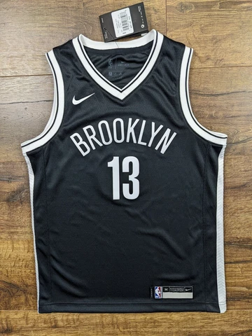 Nike Swingman Brooklyn Nets James Harden Jersey NWT Size Youth Medium Cover