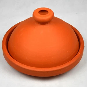 Marokkanische Tajine Unglasiert Lehm Natur Tontopf 3 bis 5 Personen D 30 cm - Bild 1 von 4