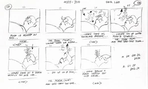 Winnie the Pooh Grand Adventure Disney Production Storyboard Copy LOT 1997 995 - Picture 1 of 9