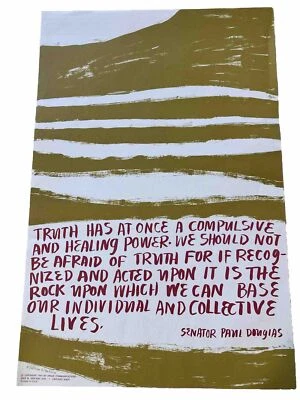 PÓSTER de arte pop de 1960 Argus Patricia Ellen Ricci citas Paul Douglas 19x12 BD3 Foto 1 de 4