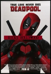 Orig DEADPOOL 48x70 D/S Bus Shelter BUS STOP Theater MALL Poster RYAN REYNOLDS - Picture 1 of 1