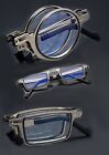 Men Ultra Light Titanium Material Screwless Foldable Anti-Blue Reading Glasses