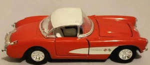 1957 Red Hardtop Corvette Roadster SS 5709 Diecast Fuel Injection 1:24 Scale - Picture 1 of 9
