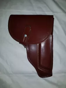 RDA PSM funda bolsa pistola cuero marrón MdI policía popular - Imagen 1 de 3