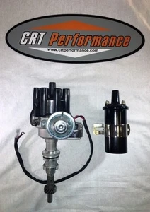FORD 351C/M 400-429-460 FEMALE SMALL CAP HEI DISTRIBUTOR BLACK + 45K COIL BLACK - Bild 1 von 3
