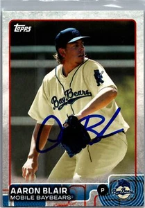 2015 Topps Pro Debut #36 Aaron Blair Signed/AUTO Mobile Baybears - Picture 1 of 2