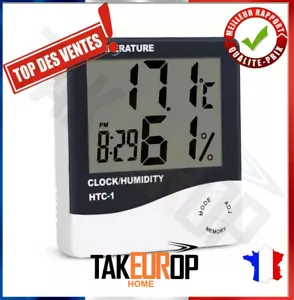 Station Météo Sans Fil Thermomètre Hygromètre Numérique Digital Pour Intérieur - Bild 1 von 4