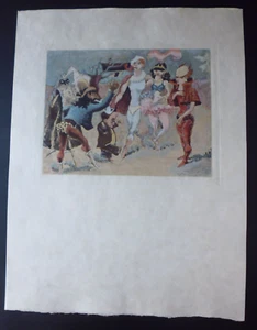 gravure cirque Roger Wild "les Saltimbanques" - Picture 1 of 1