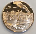 Medalla de moneda de la Legión Americana de la Batalla de Salerno de la Segunda Guerra Mundial