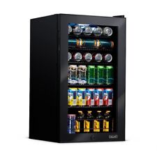 (BLEMISH GRADE) Newair Freestanding Beverage Fridge, 126 Cans, AB-1200XB, Black