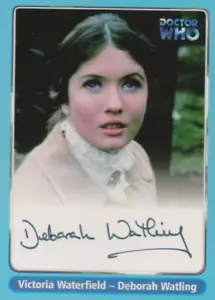 2000 Strictly Ink Doctor Who A7 Deborah Watling  (Victoria)  Autograph Card - Picture 1 of 3