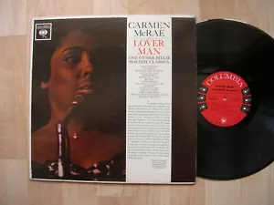 CARMEN Mc RAE Lover Man / Billie Holiday Columbia CL 1730 6 EYE orig 1962 EX - Picture 1 of 3