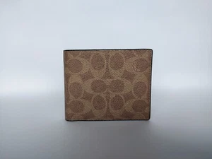 Coach 3 In 1 Wallet In Signature Canvas Worldwide Shipping T 0605 - Picture 1 of 18