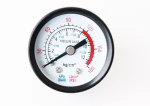 Neu 0-180 Psi 0-12 Bar 1/8" Luftdruck Manometer Druckluftmesser Messgerät - Bild 1 von 2