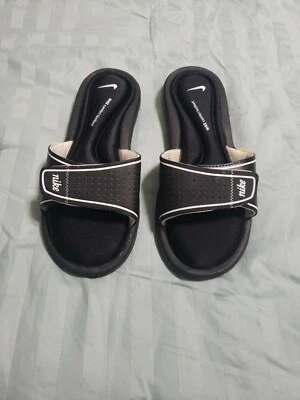 Женские удобные шлепанцы сандалии шлепанцы Nike размер 8 черные 360883-011 - Изображение 1 из 4