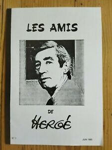 Magazine Les amis de Hergé N°1 juin 1985 retirage