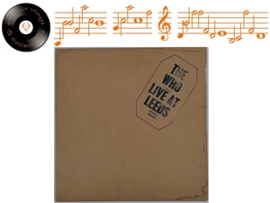The Who Live At Leeds Vinyl LP & 12 Inserts Blue Lettering A1 B1 Pressing - VG+ - Picture 1 of 17