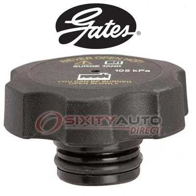 Gates Radiator Cap for 2011-2012 Cadillac Escalade ESV 6.2L V8 - Antifreeze jc Foto 1 de 4