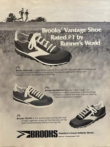 Brooks Running Shoe Ad Brooks Vantage Shoe Rated #1 - Picture 1 of 6