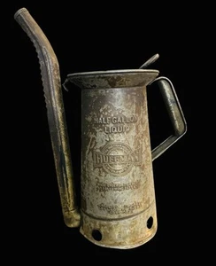 Huffman halbe Gallone Ölkanne Modell 142 Swing Spout Dayton, Ohio Vintage 10 Zoll - Bild 1 von 12