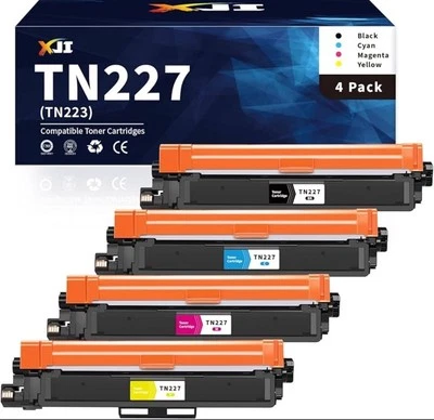 XJI Compatible Toner Cartridges Replacement for Brother TN227 - Image 1 of 4