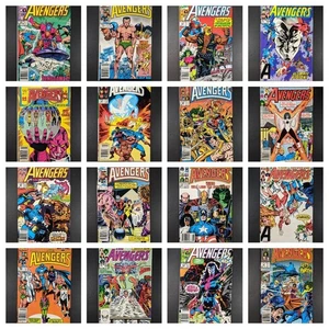 Marvel The Avengers Comic Lot 101 Nebula Kang Starfox Keys 1982-92 Mid Grade Raw - Picture 1 of 18