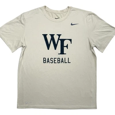 Nike Wake Forest Baseball TEAM ISSUED Demon Deacons #7 NCAA ACC Men’s t-shirt L - Image 1 of 4