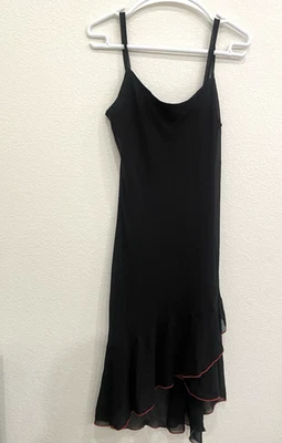 Maxi Vestido Y2K De Colección Alyn Paige Negro Rojo Hecho en EE. UU. Capricho Hada Gótico Baile de graduación Foto 1 de 4