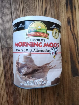 Augason Farms Chocolate Morning Moo's leche baja en grasa alternativa láctea de larga duración 4 lb Foto 1 de 4