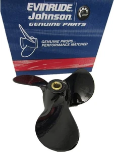 Evinrude/Johnson OMC New OEM Aluminum Prop 9x10 RH 3-Blade 0763589  - Picture 1 of 4