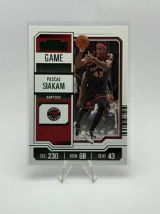 2023-24 Panini Contenders #30 Pascal Siakam Game Ticket Green Toronto Raptors - Picture 1 of 2