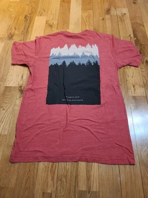 Camiseta The North Face Never Stop Exploring Forest Gráfica Calce Ajustado Roja Para Hombre M Foto 1 de 4