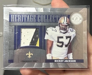 2011 Totally Certified Heritage Collection Rickey Jackson Game Used Patch 49 HOF - Bild 1 von 2