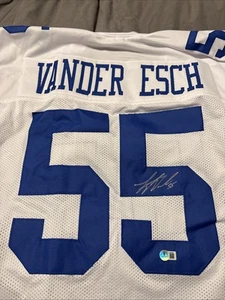 Leighton Vander Esch AUTO HANDSIGNIERTES DALLAS COWBOYS INDIVIDUELLES TRIKOT mit COA BECKETT - Bild 1 von 3