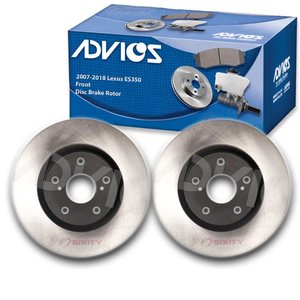 Rotor de freno de disco delantero ADVICS de 2 piezas para Lexus ES350 2007-2018 - neumático de freno bf Foto 1 de 4