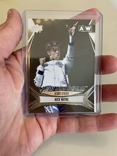 Nick Wayne 2023 Upper Deck AEW New Arrivals GOLD PARALLEL SP Rookie Card #8