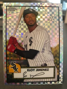 2021 Topps Chrome Platinum Anniversary Eloy Jimenez X-Fractor 1952 SP 159 - Picture 1 of 2