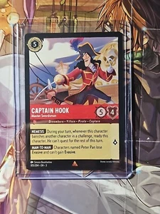 Disney Lorcana: Into The Inklands - Captain Hook - Master Swordsman  - 105/204 - Picture 1 of 2