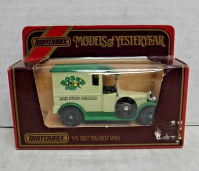 Y-5 1927 Talbot Van Matchbox Models of Yesteryear Diecast Car 112723AST3 - Image 1 of 2