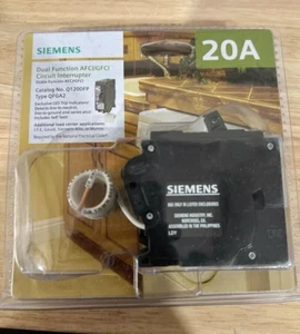 NEW Siemens Q120DFP 20A 1 Pole Dual Function AFCI/GFCI Circuit Breaker - Picture 1 of 1