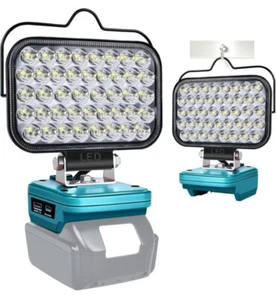 ๐บ๐ธ LED Work Light for Makita 18V Battery 108W Flashlight, USB & Type C Ports - Picture 1 of 6