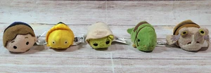 Disney Tsum Tsum Star Wars Plush Lot Han Solo C3P0 Yoda Jar Jar Binks Dewback - Picture 1 of 5